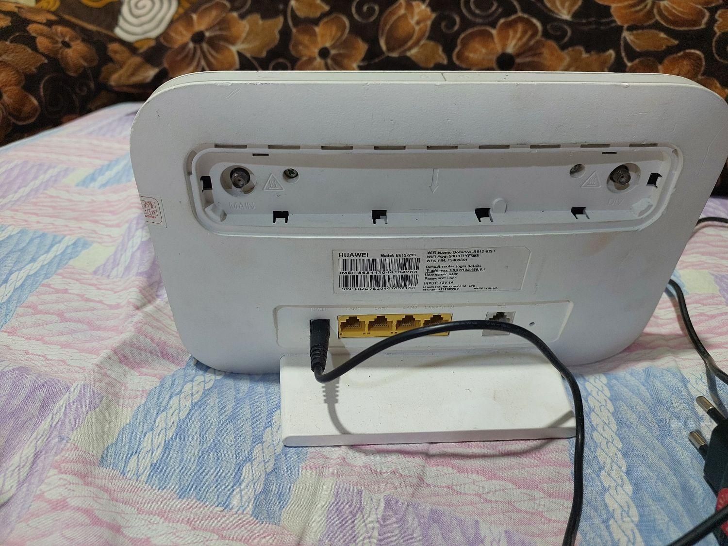 مودم بی سیم انلاک هواویB612|مودم و تجهیزات شبکه|امیدیه, |دیوار