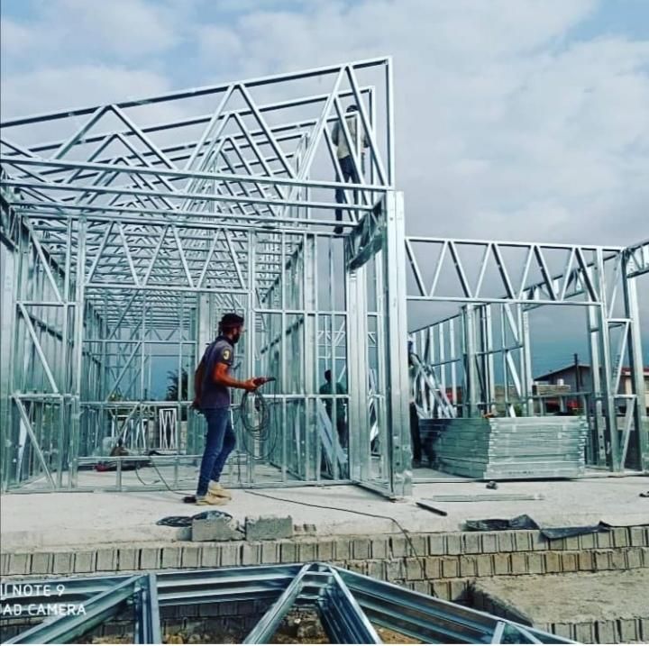 سازه lsf سبک|مصالح و تجهیزات ساختمان|یزد, |دیوار