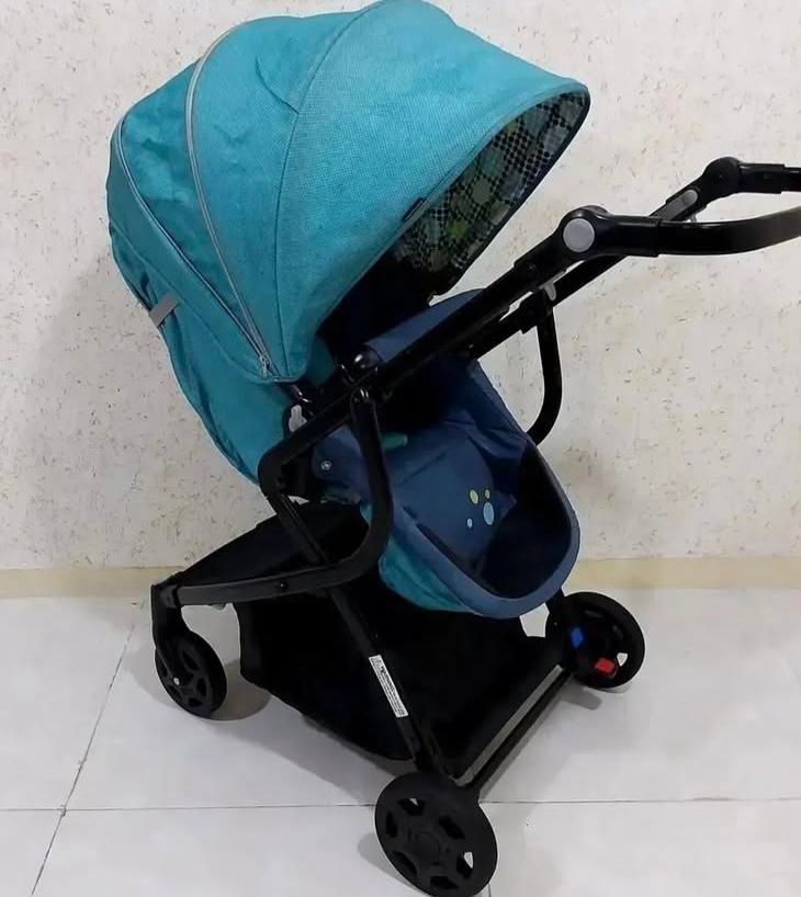 کالسکه کریکاتی دسته دوطرفه good baby در حد نو|کالسکه و لوازم جانبی|تهران, جنت‌آباد مرکزی|دیوار