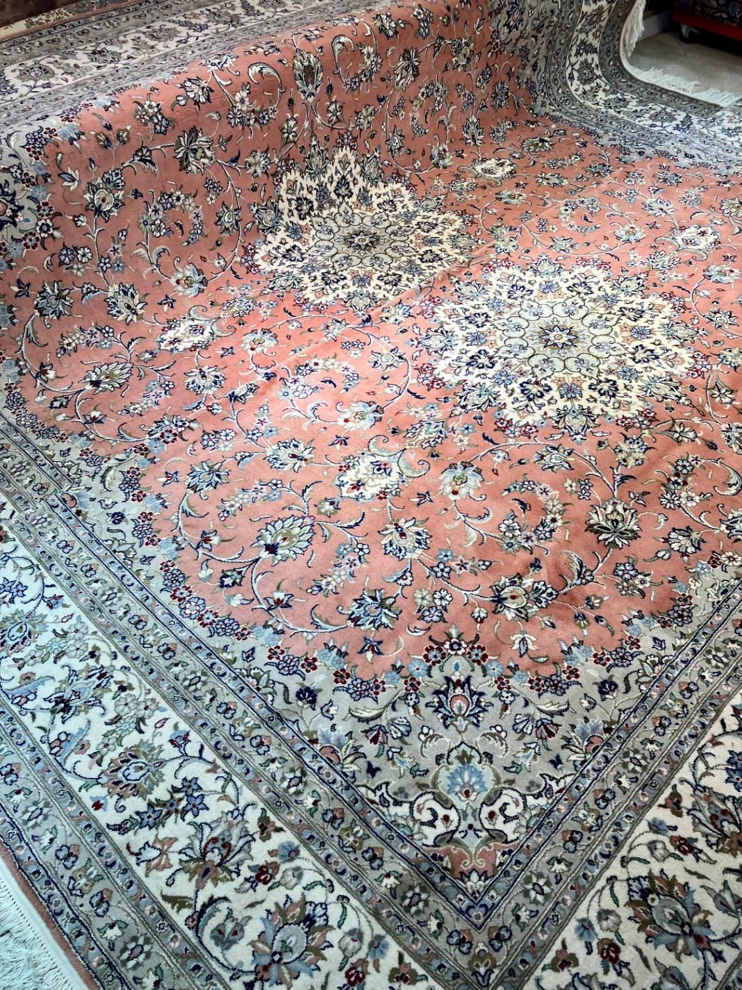 فرش دستباف جفت ۱۲ متری اردکان مسی شکوفه دستبافت|فرش|تهران, مولوی|دیوار