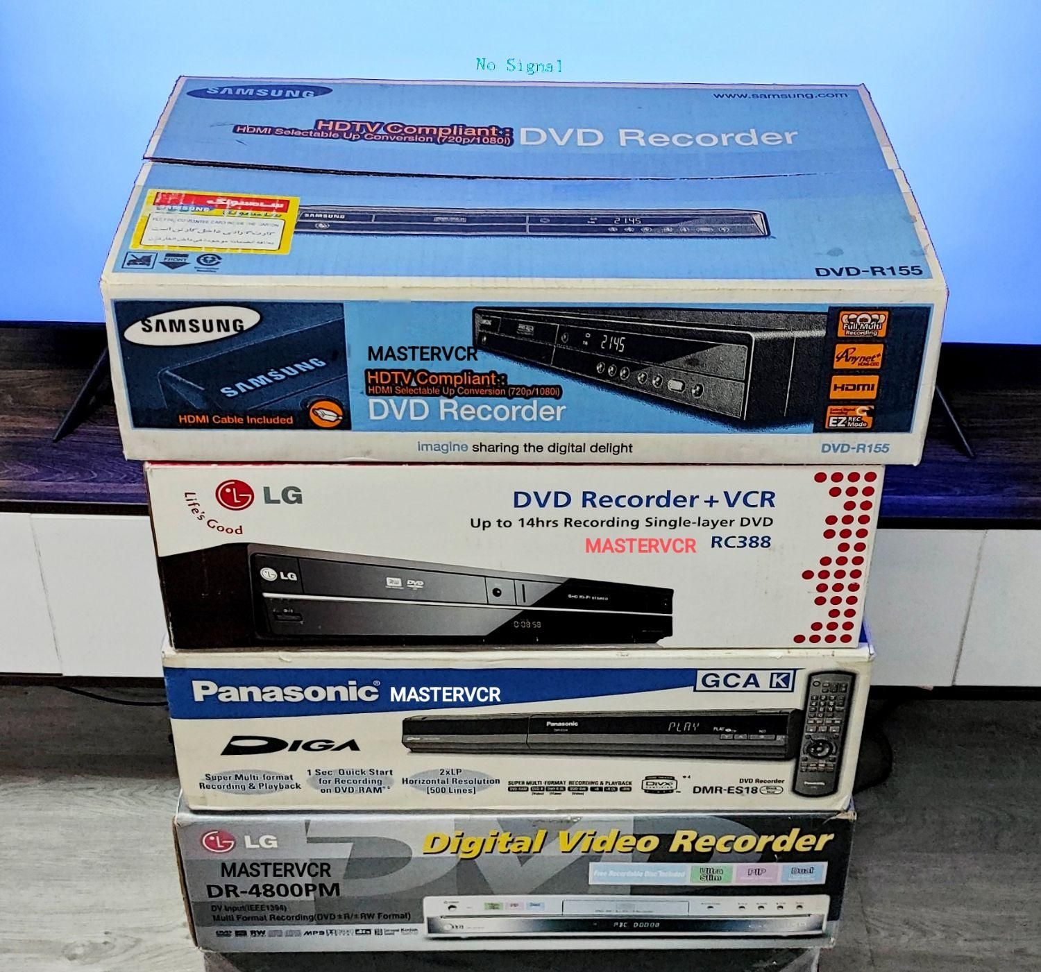 دی وی دی رکوردرپاناسونیک MASTERVCR ES18|پخش‌کننده DVD و ویدیو|تهران, نیاوران|دیوار