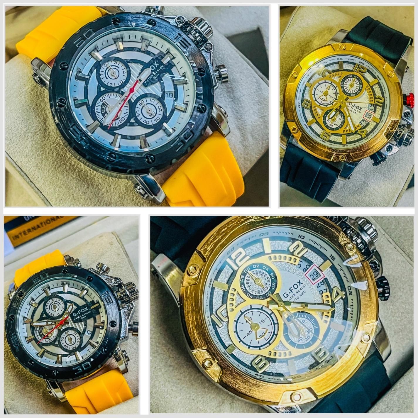 ساعت مچی جیفاکس بند پیو/سه موتوره اصلی شناسنامه|ساعت|مشهد, گاز|دیوار