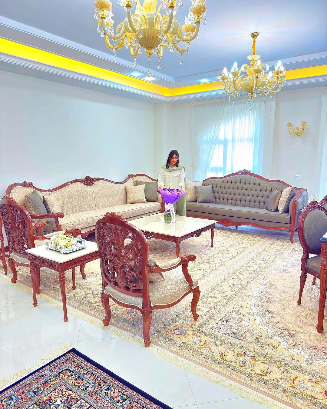 مبل سلطنتی گالاردو خرچنگی مستقیم تولیدی +اقساط|مبلمان خانگی و میز عسلی|تهران, یافت‌آباد|دیوار