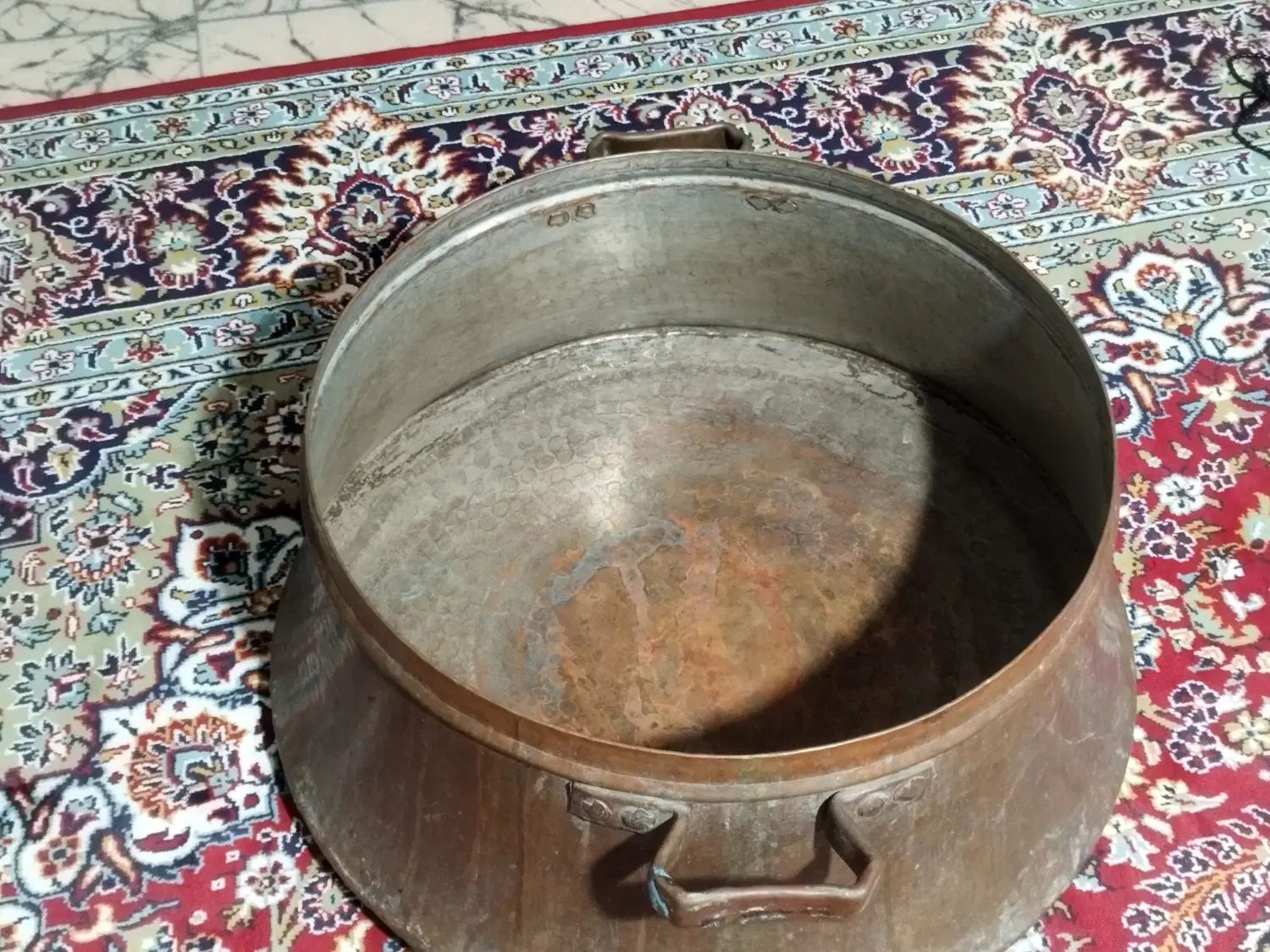 قابلمه مسی قدیمی|ظروف پخت‌وپز|مشهد, شهرک بهارستان|دیوار
