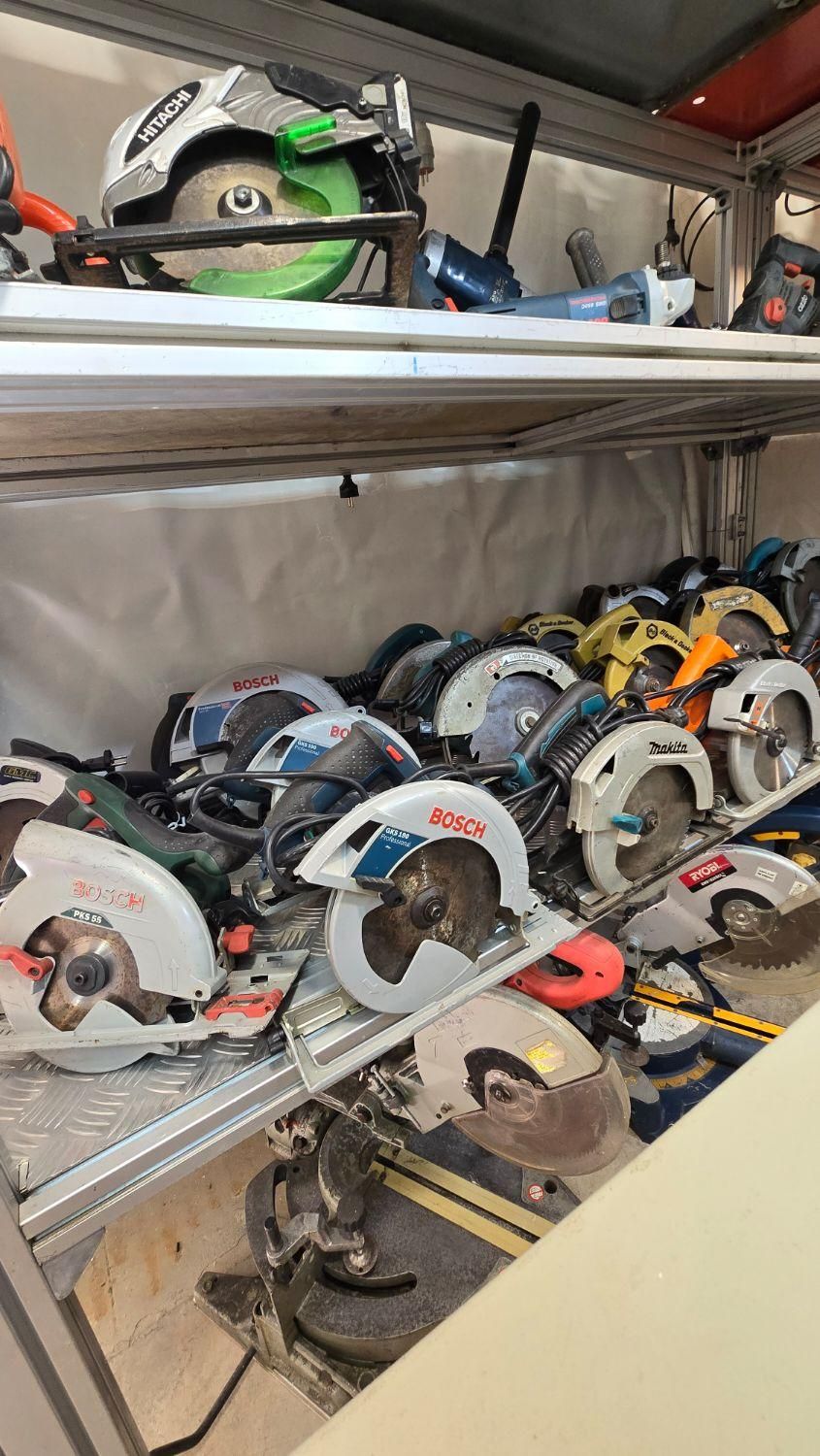 اره راسته بر گرد بر دیسکی بشقابی بوش و ماکیتاو...|ابزارآلات|قم, آزادگان|دیوار