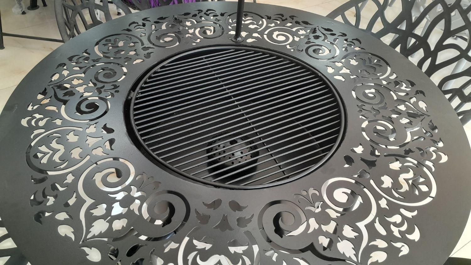 میز آتشدان آتشکده گازی CNC شعله بزرگ|مبلمان خانگی و میز عسلی|چهارباغ, |دیوار