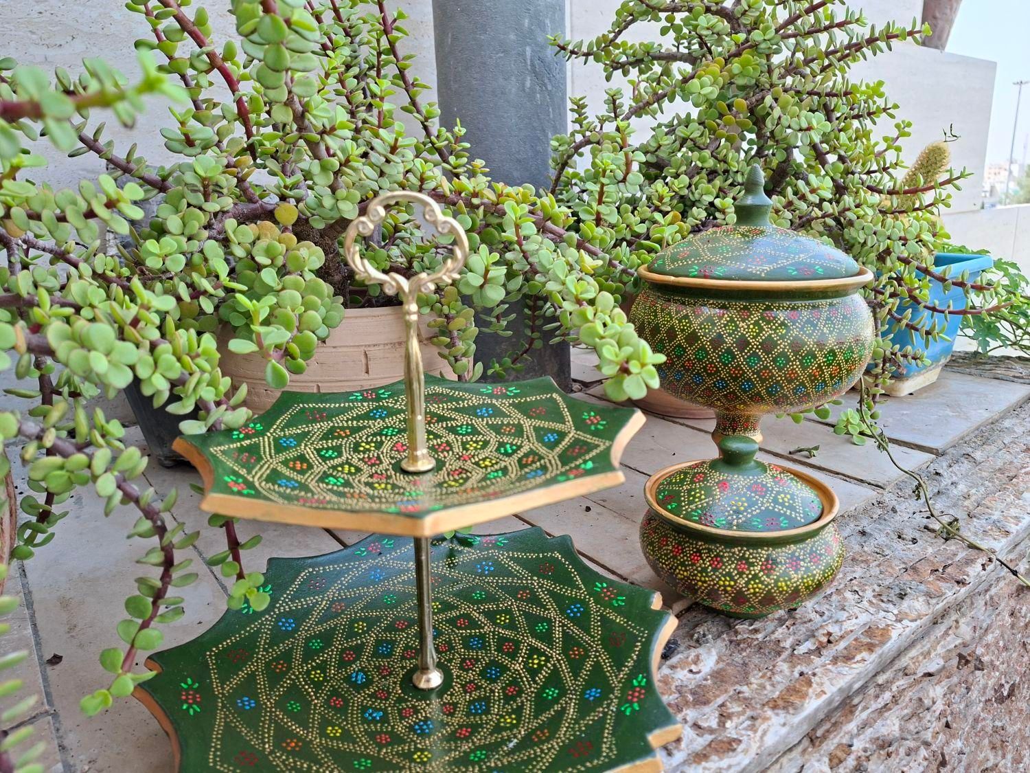 ست پذیرایی دست ساز|صنایع دستی و سایر لوازم تزئینی|شیراز, پارک کوهستانی بوستان|دیوار