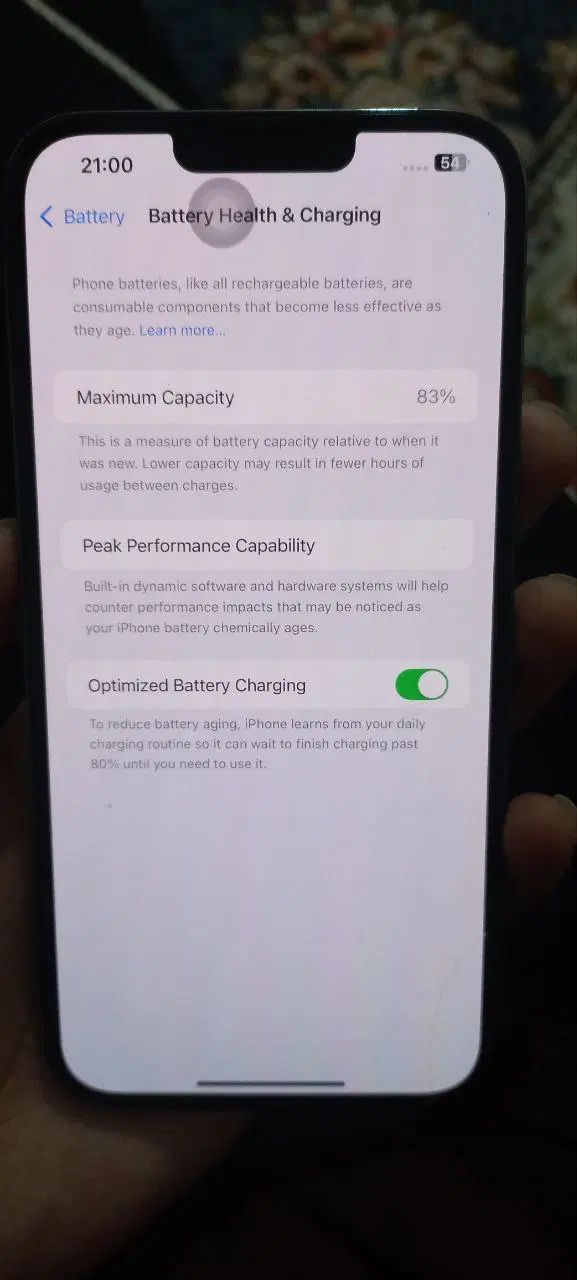 اپل iPhone 13 Pro Max با حافظهٔ ۱۲۸ گیگابایت|موبایل|مشهد, بهمن|دیوار