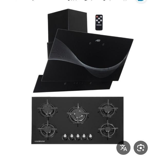 گاز صفحه ای شیشه هود لمسی با فیلترذغالی اشانتیون|اجاق گاز و لوازم برقی پختوپز|کرمانشاه, |دیوار