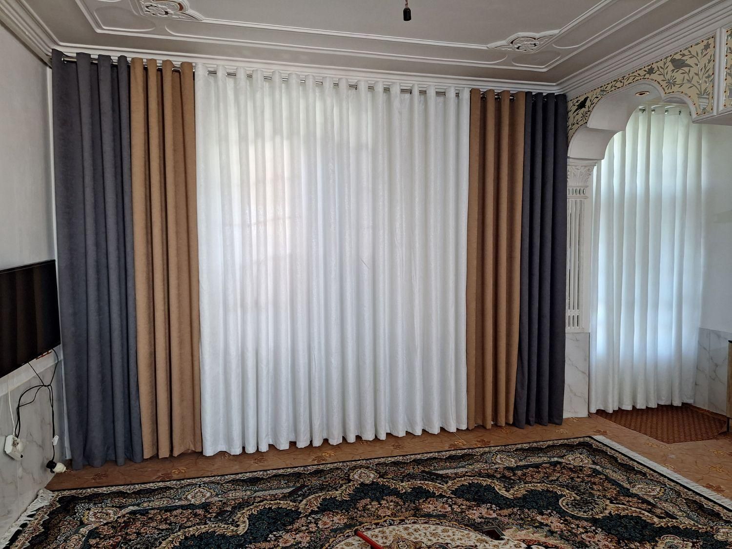 دوخت پرده بصورت مینیمال و پانچ|پرده، رانر، رومیزی|جهرم, |دیوار