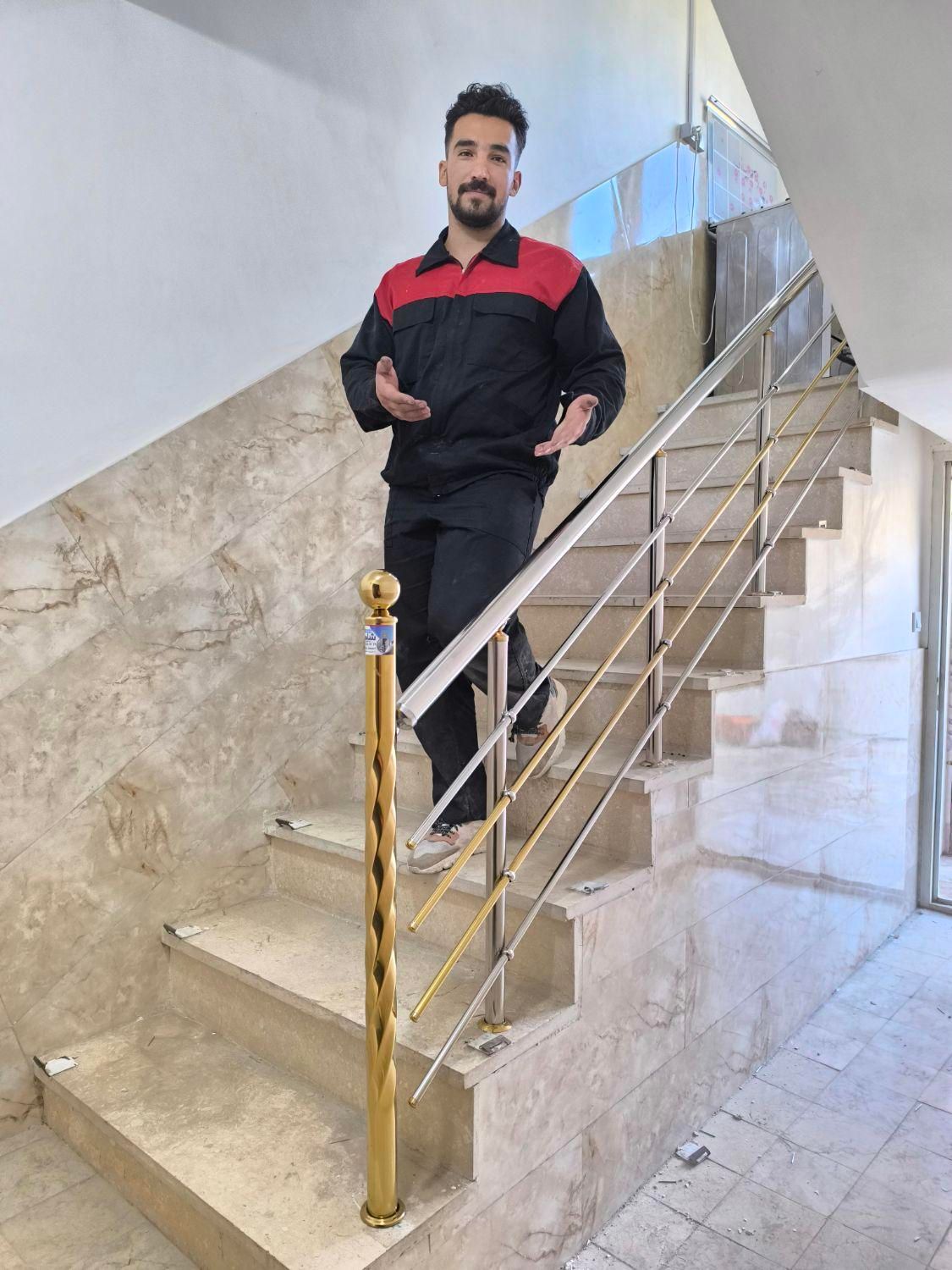 طراحی و اجرای نرده استیل شاهان|خدمات پیشه و مهارت|ماهدشت, |دیوار