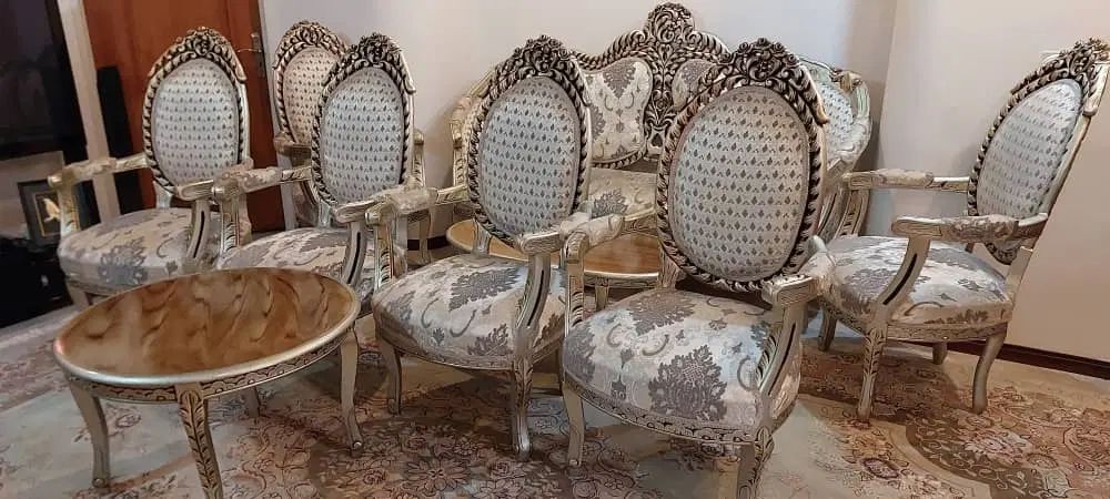 میل ۹ نفرهسلطنتی|مبلمان خانگی و میز عسلی|تهران, زمزم|دیوار