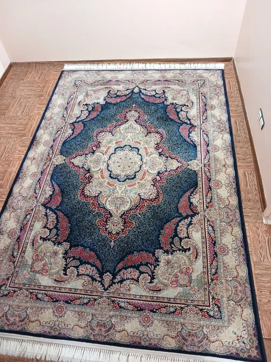 جفت فرش ۶ متری عظیم زاده کاشان ( نو ) خوش نقش|فرش|تهران, نظام‌آباد|دیوار
