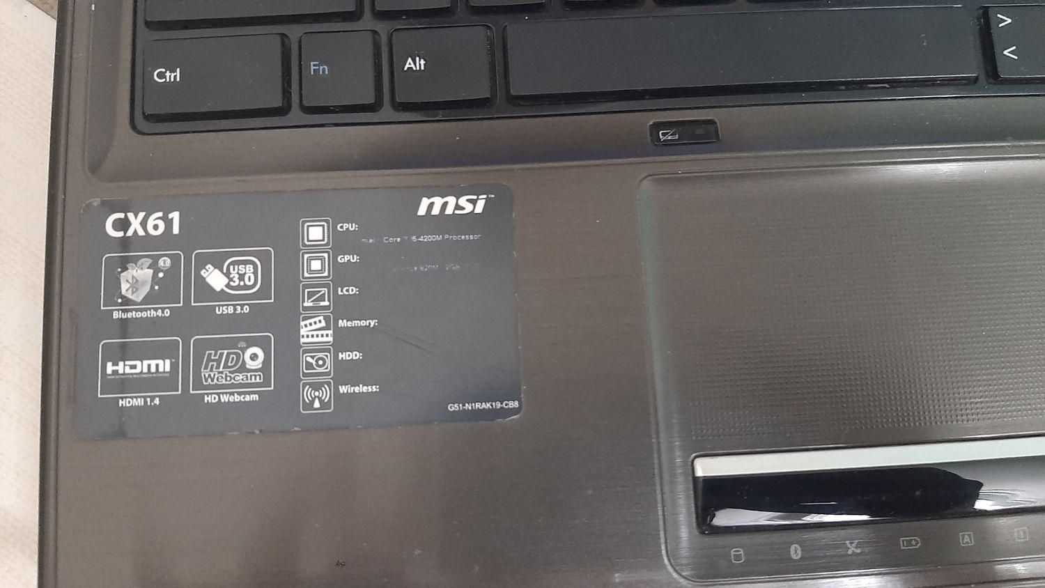 لپ تاب msi|رایانه همراه|تهران, جیحون|دیوار