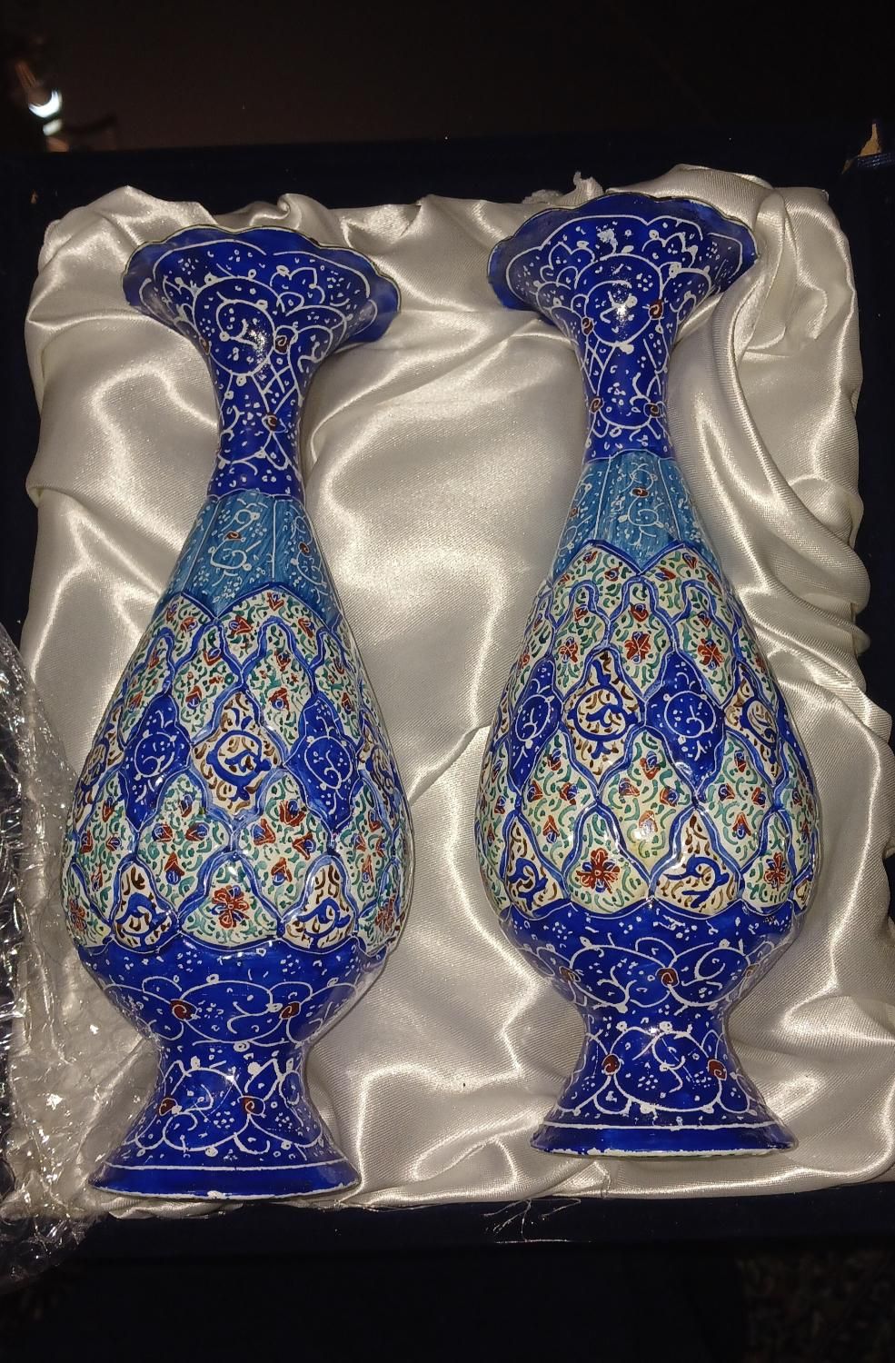 باکس ست گلدان مسی میناکاری ۲۵ سانتیمتری|صنایع دستی و سایر لوازم تزئینی|تهران, پاسداران|دیوار