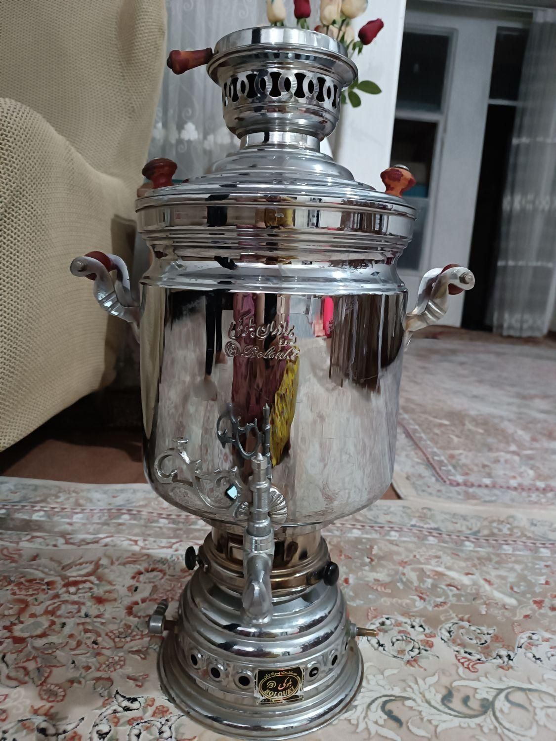 سماور بزرگ|سماور، چای‌ساز، قهوه‌ساز|قم, نیروگاه|دیوار