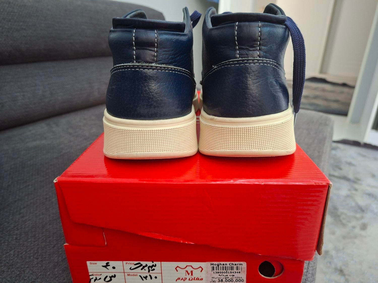 نیم بوت مردانه چرم مغان|کیف، کفش، کمربند|ری, فیروزآبادی|دیوار