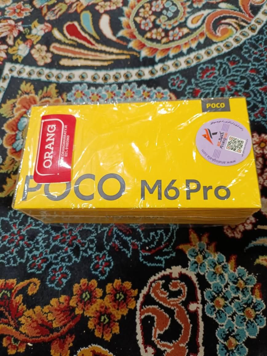 گوشی آکبند poco m6pro رام12حافظه۲۵۶|موبایل|تهران, خانی‌آباد نو|دیوار
