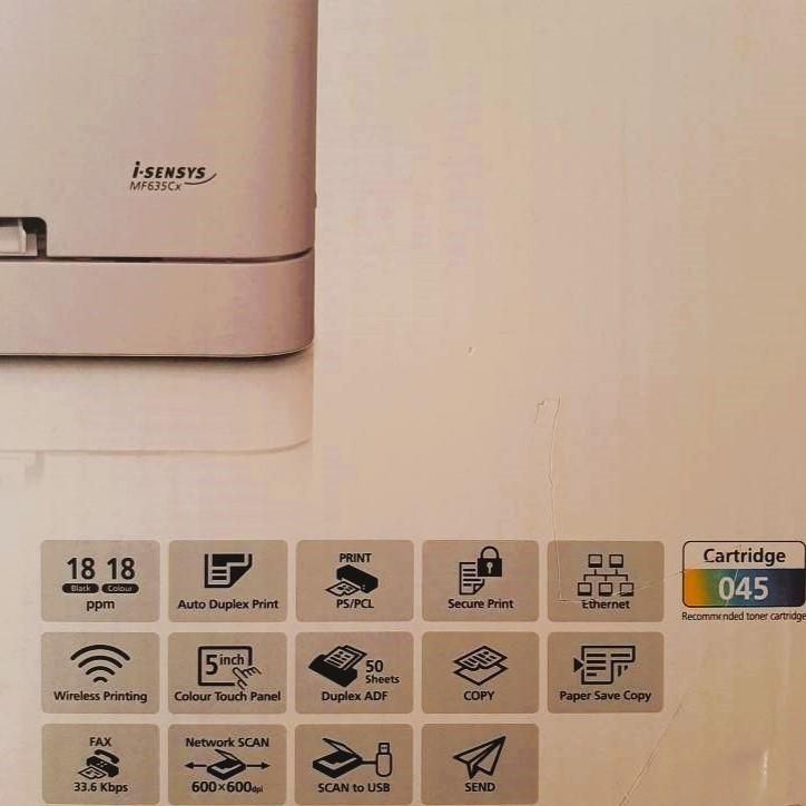 پرینتر چندکاره لیزری رنگی کانن مدل Canon MF635Cx|پرینتر، اسکنر، کپی، فکس|تهران, سعادت‌آباد|دیوار