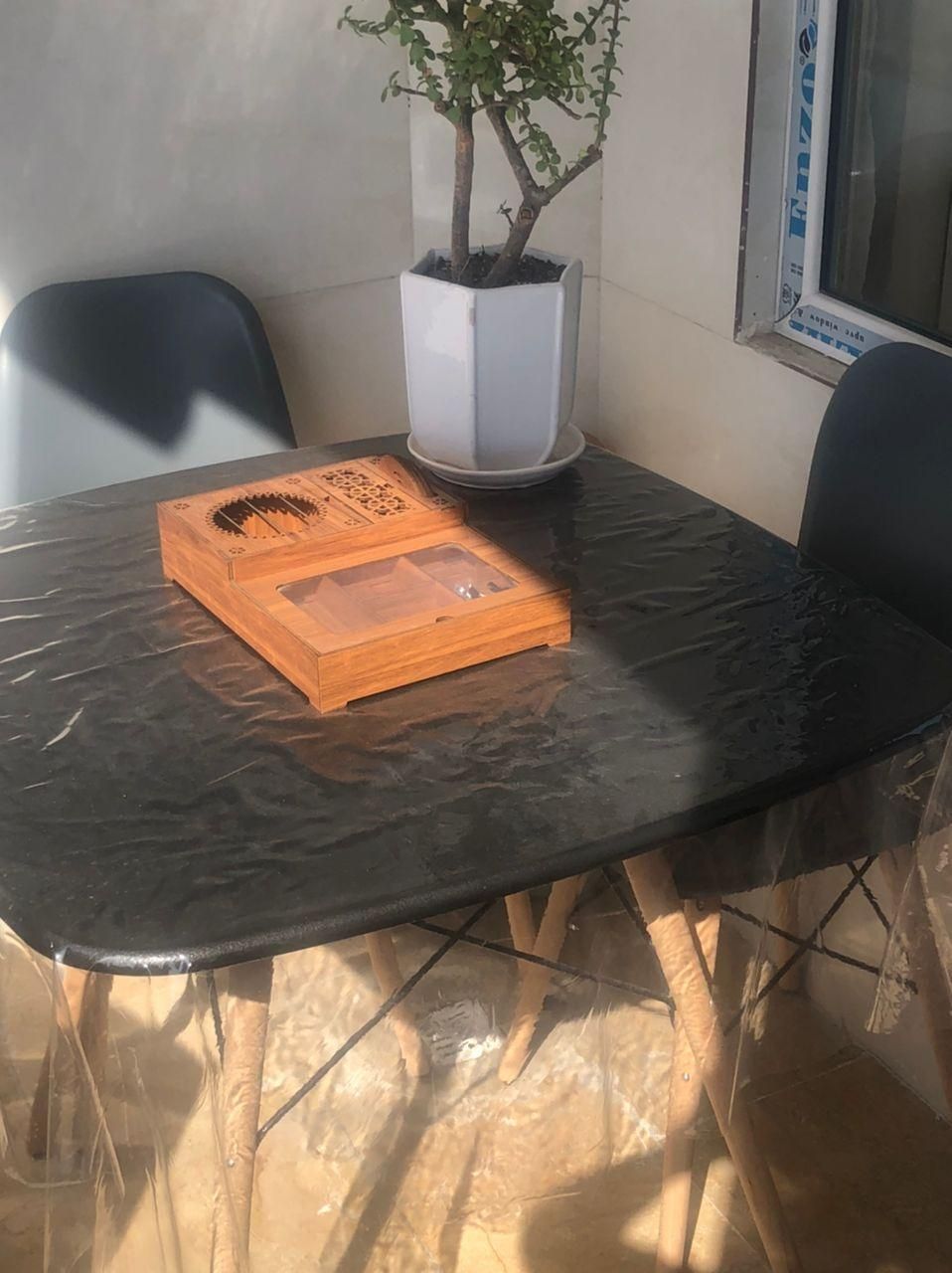 میز و صندلی غذاخوری چهار نفره آریا فایبر نشکن|میز و صندلی غذاخوری|شهریار, کهنز|دیوار