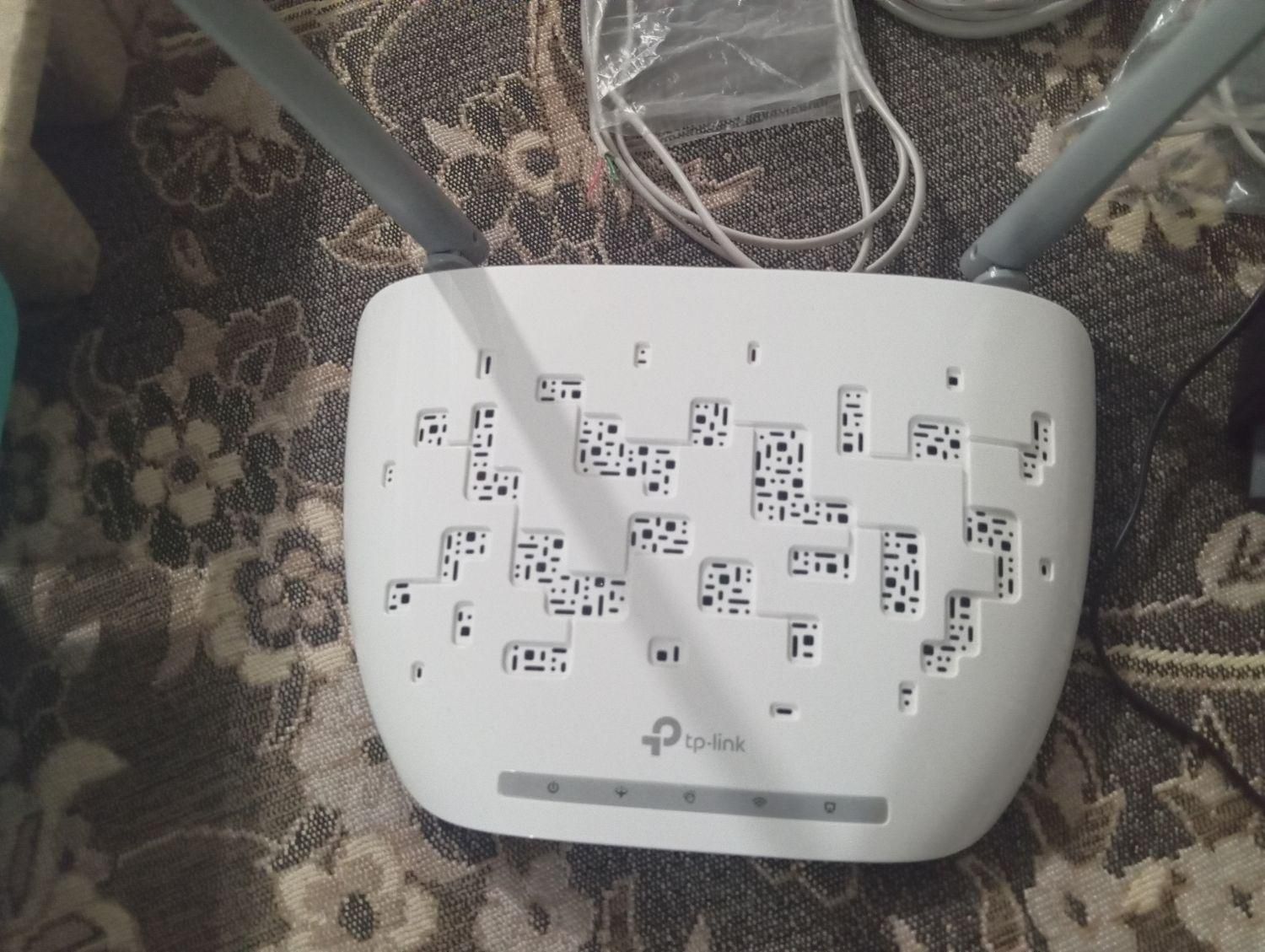 مودم دو آنتن Tp-link|مودم و تجهیزات شبکه|تاکستان, |دیوار