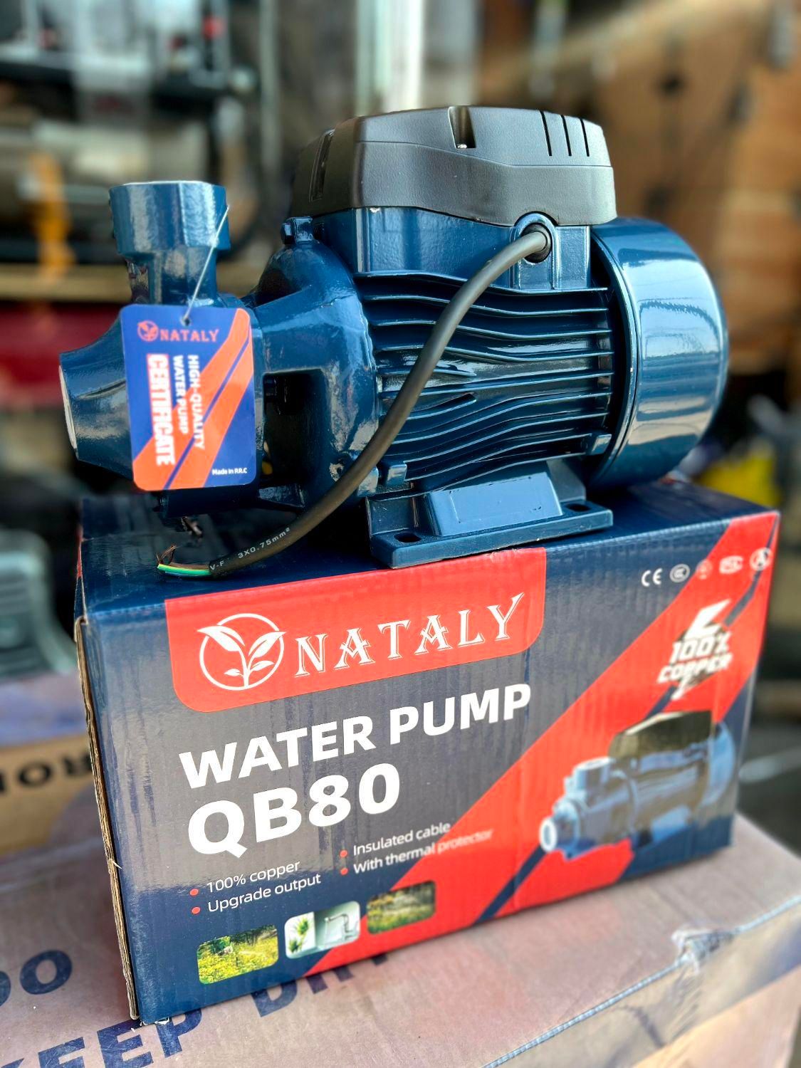 پمپ آب نیم اسب تمام مس مدل کیو بی شصت تا طبقه دوم|مصالح و تجهیزات ساختمان|مشهد, کوشش|دیوار