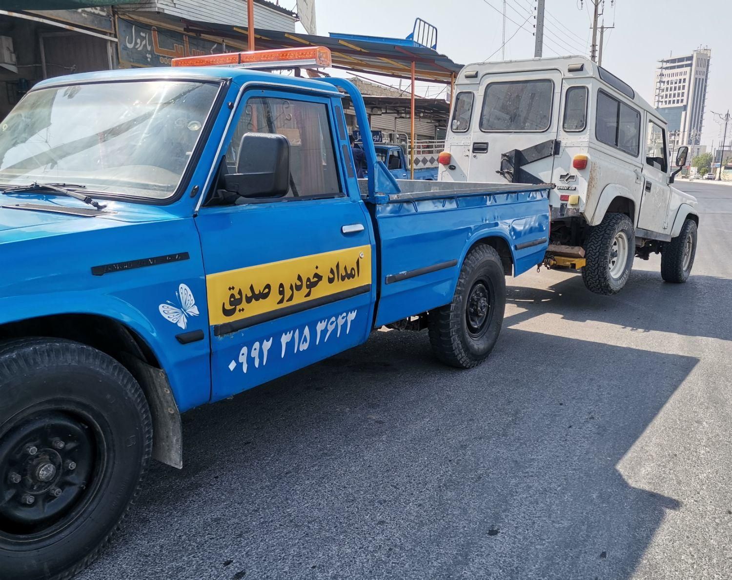 امداد خودرو جرثقیل یدک کش چرخگیر|خدمات حمل و نقل|برازجان, |دیوار