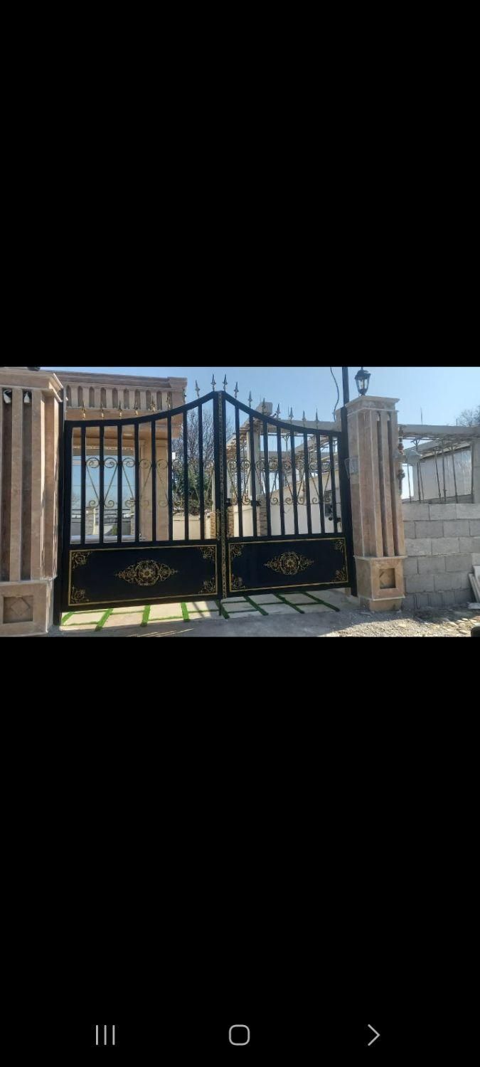 درب حیاط .آکاردئون|مصالح و تجهیزات ساختمان|ماسال, |دیوار