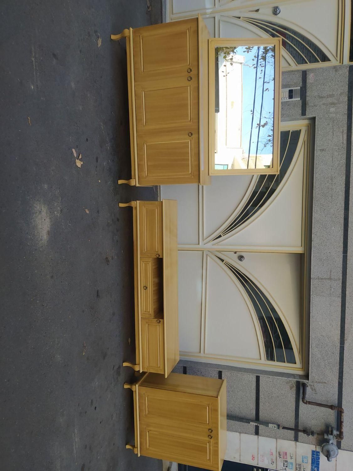 آینه کنسول رنگی|بوفه، ویترین، کنسول|چهارباغ, |دیوار