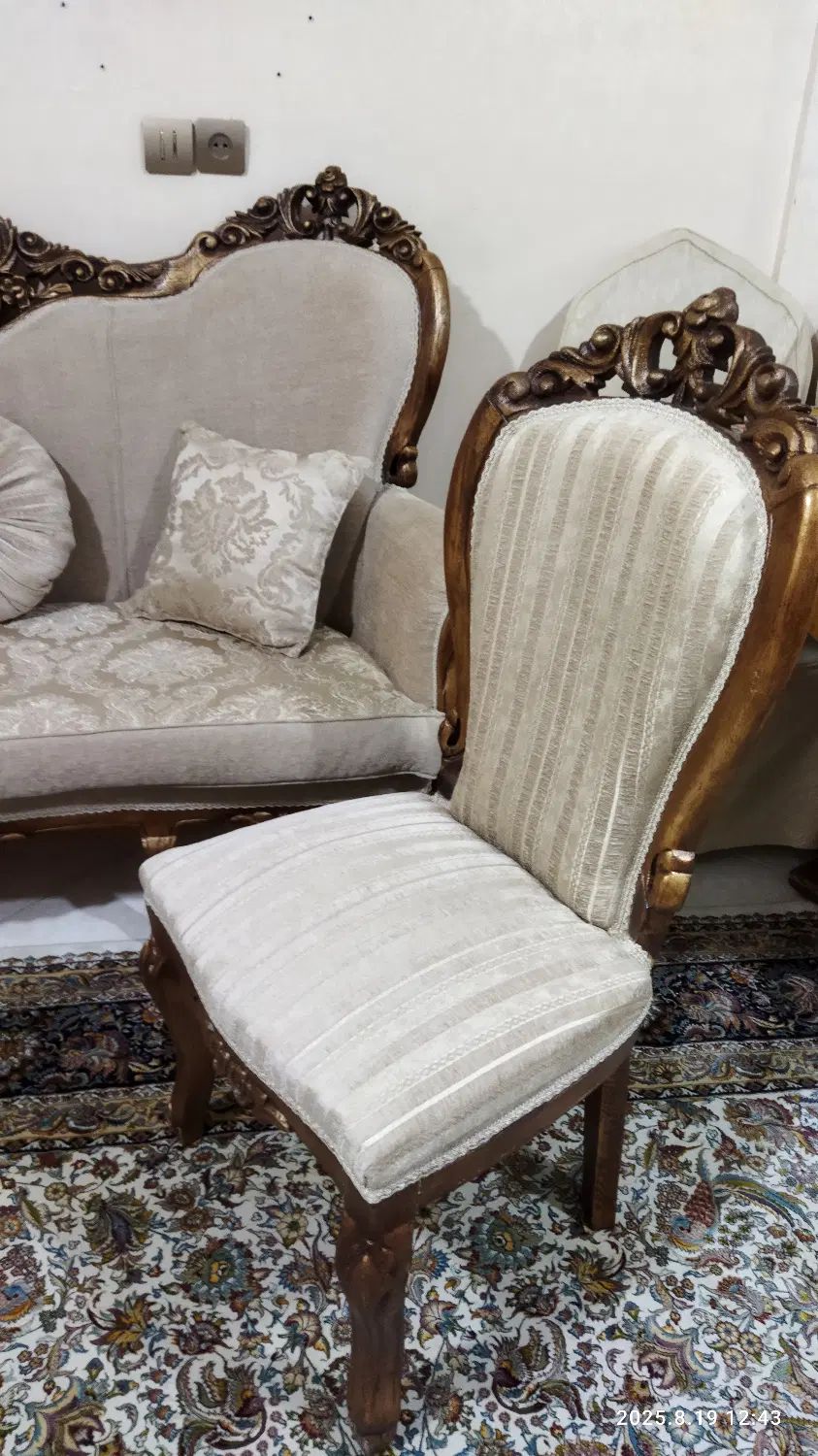 فروش مبل استیل در حد نو|مبلمان خانگی و میز عسلی|تهران, استقلال|دیوار