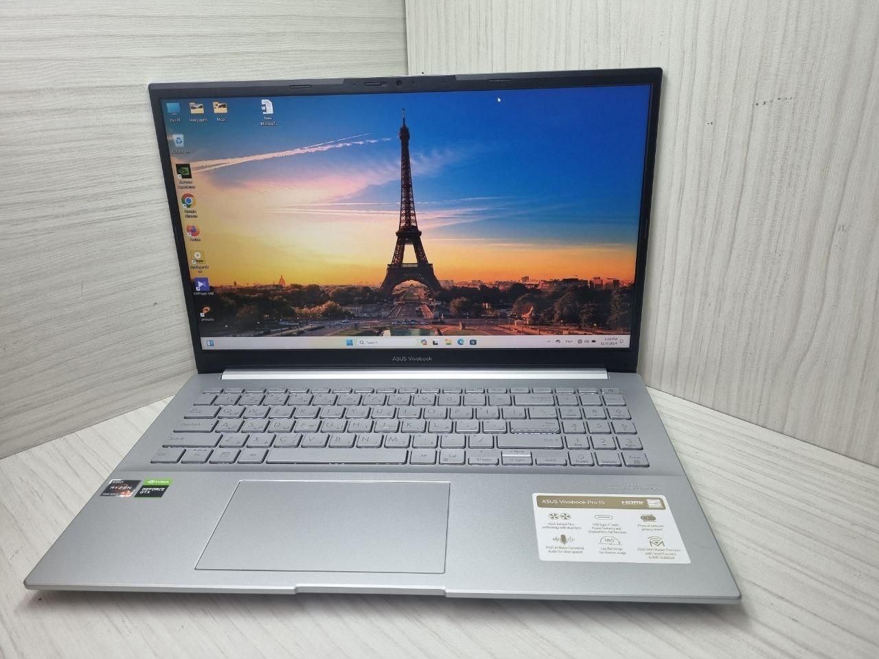 مهندسی گیمینگ Asus vivobook pro15 گرافیکGTX1650|رایانه همراه|تهران, باغ فیض|دیوار