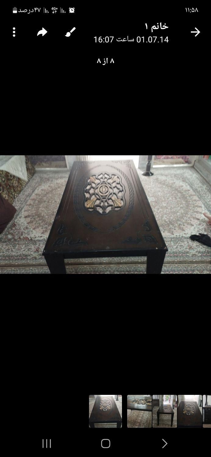 میز ناهار خوری|میز و صندلی غذاخوری|الیگودرز, |دیوار