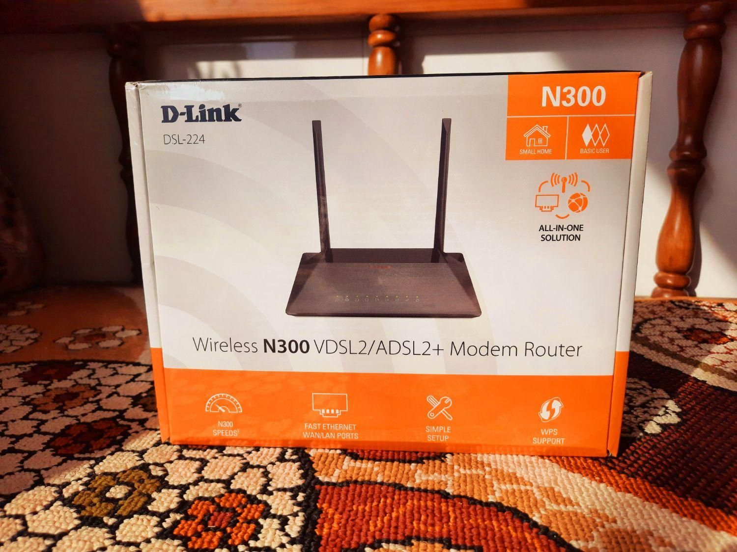 *مودم روتر D-Link Dsl-224 New*|مودم و تجهیزات شبکه|مشهد, کوثر|دیوار