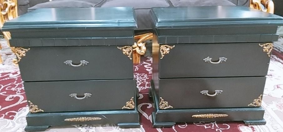 سرویس خواب چوبی دونفره از چوب گردو|تخت و سرویس خواب|دزفول, |دیوار