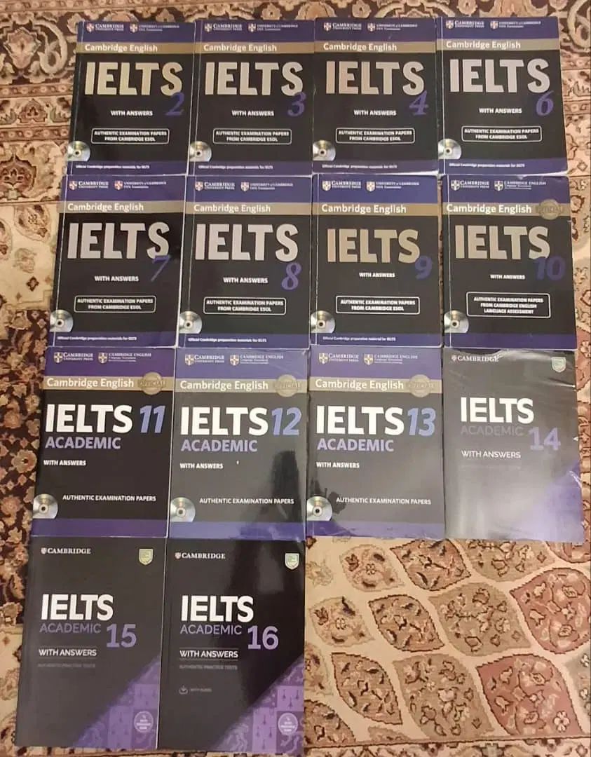 کتاب های آیلتس 95 عدد همراه سی دی،نو‌ ودست دوم|کتاب و مجله آموزشی|اصفهان, بهارستان|دیوار