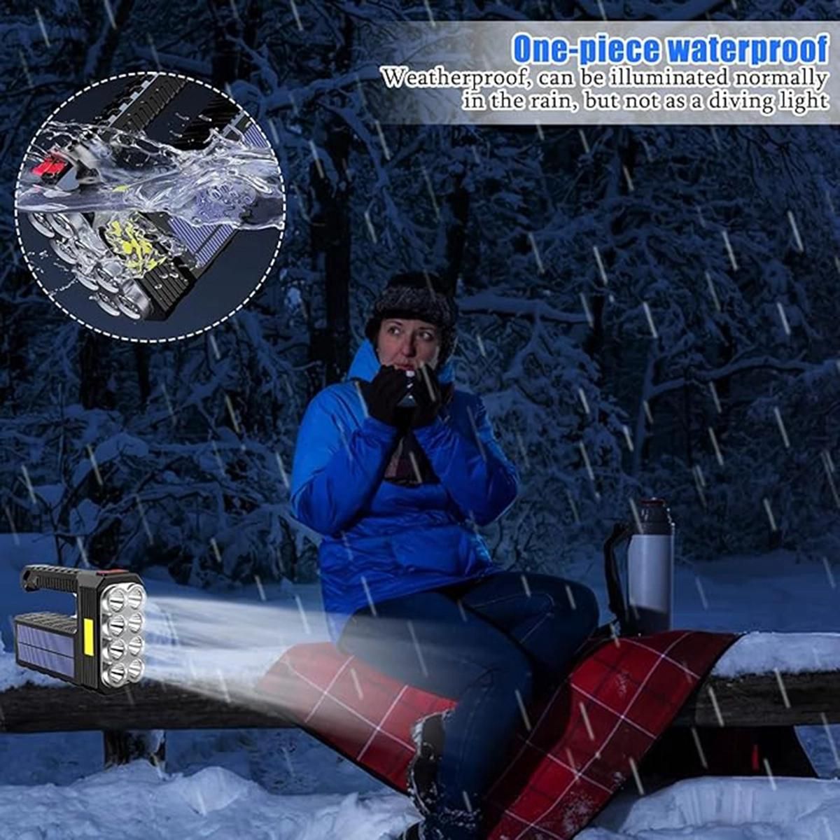 چراغ قوه چندکاره خورشیدی (پرداخت درب منزل)|کوهنوردی و کمپینگ|اهواز, آریاشهر|دیوار