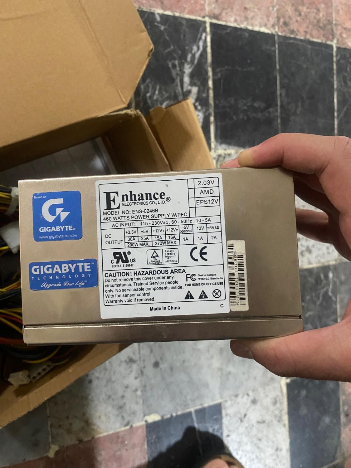 Gigabyte منبع تغذیه 460 w|قطعات و لوازم جانبی رایانه|تهران, ازگل|دیوار