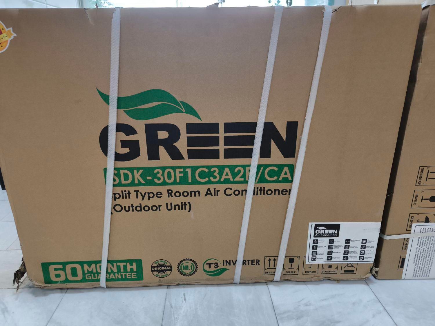 کولر گازی گرین T3اینورتر موتور سنگین|کولر گازی و فن‌کوئل|قم, بلوار امین و ساحلی|دیوار