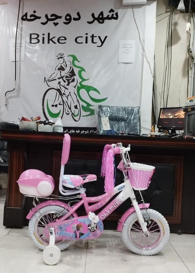 دوچرخه سایز ۱۲ مارک المپیا دخترانه|دوچرخه، اسکیت، اسکوتر|ایلام, |دیوار