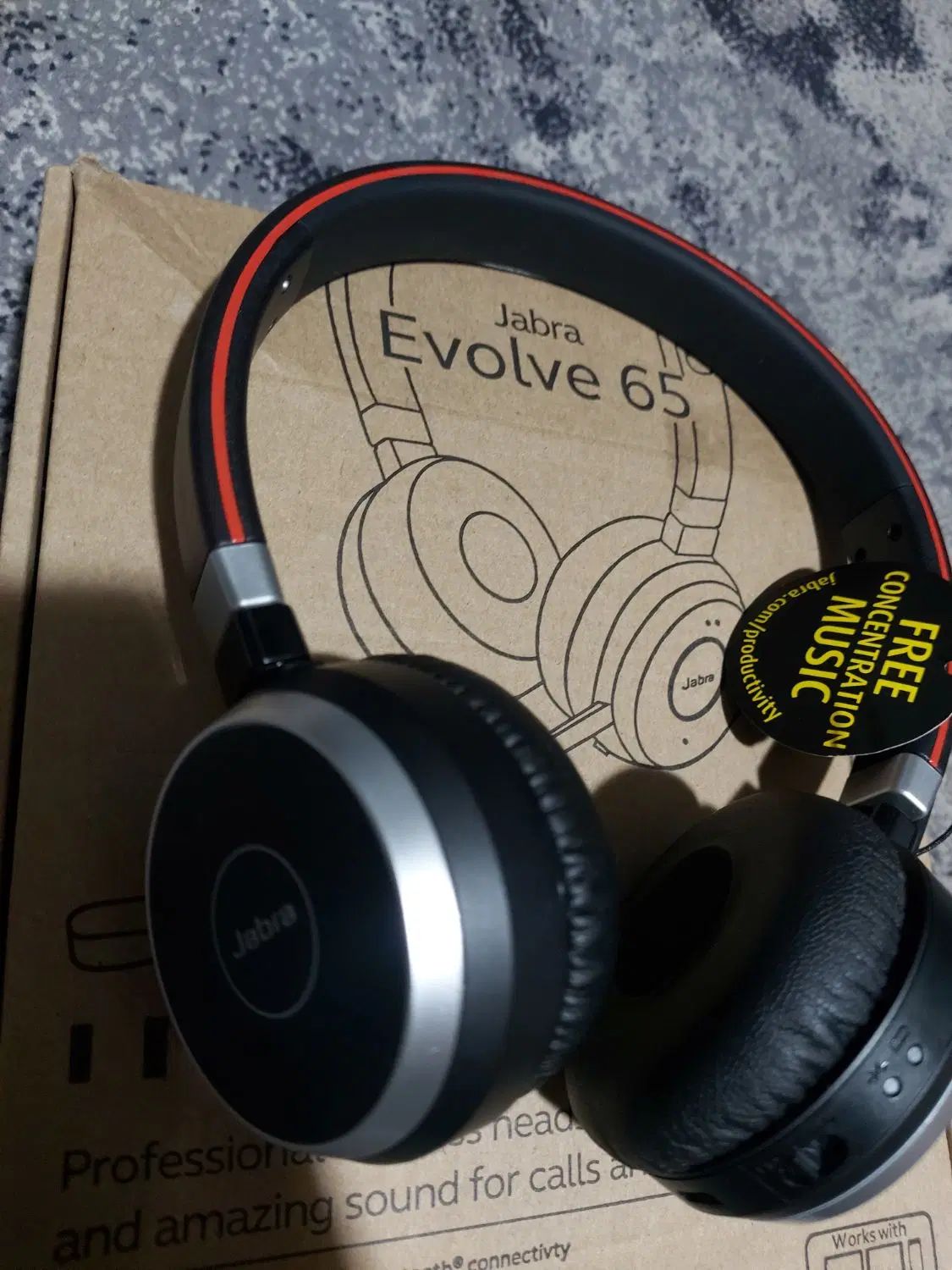 هدفون بی سیم جبرا  evolve 65|پخش‌کننده همراه|تهران, گیشا|دیوار