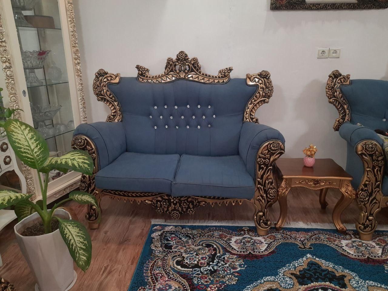 مبل سلطنتی 7نفره قیمت عالی همراه تخفیف ویژه|مبلمان خانگی و میز عسلی|ماسال, |دیوار