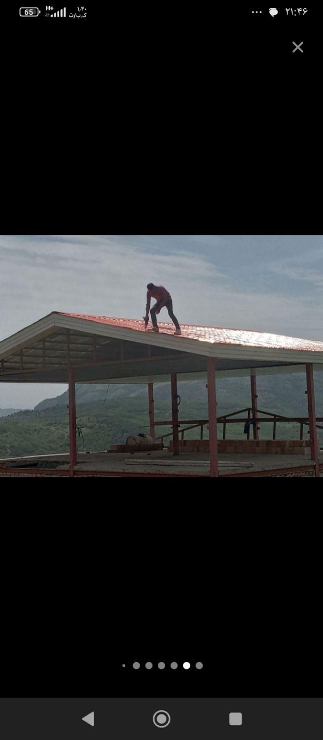 جوشکاری شیروانی ونمای رومی ورایتس|خدمات پیشه و مهارت|زنجان, |دیوار