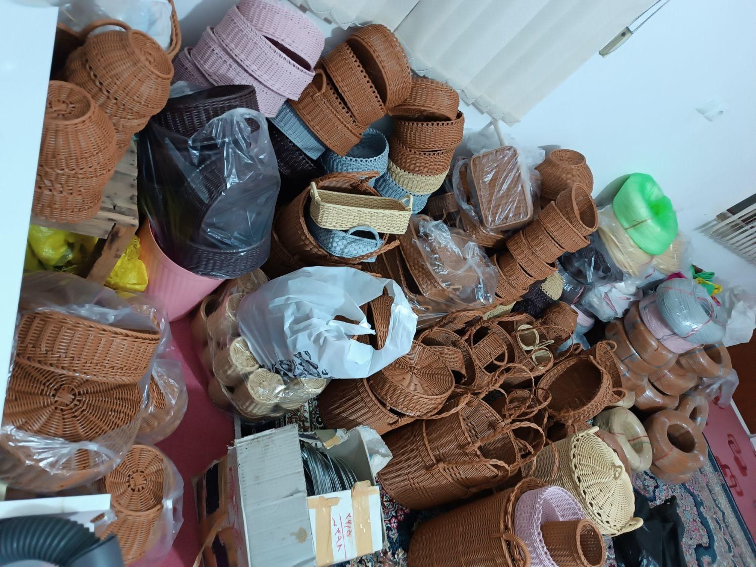 سبد میوه سبد رخت سبد پیک نیک  و انواع نظم دهنده|صنایع دستی و سایر لوازم تزئینی|زنجان, |دیوار