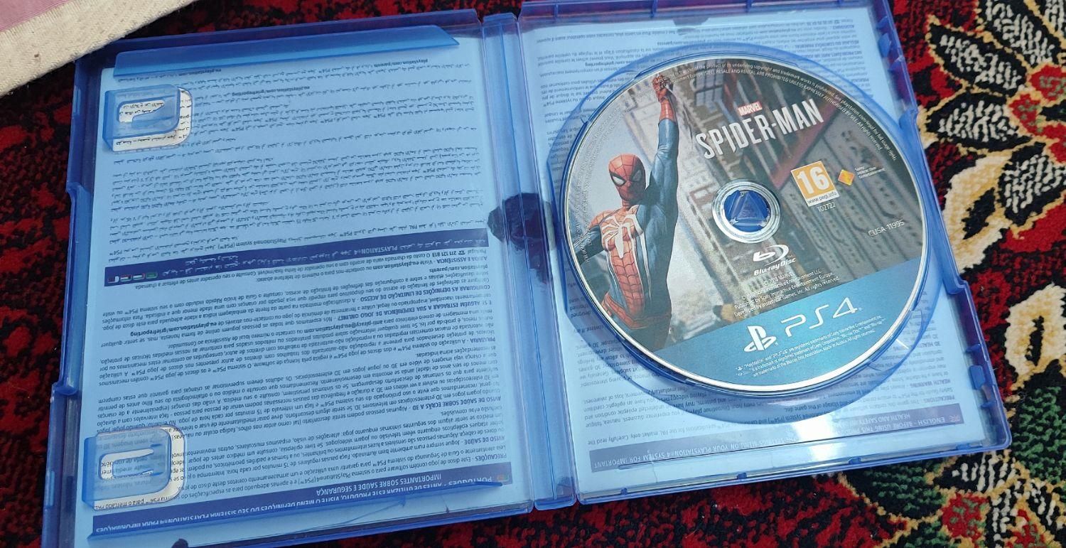 دیسک spiderman 1 ps4 بسیار کم استفاده|کنسول، بازی ویدئویی و آنلاین|دامغان, |دیوار