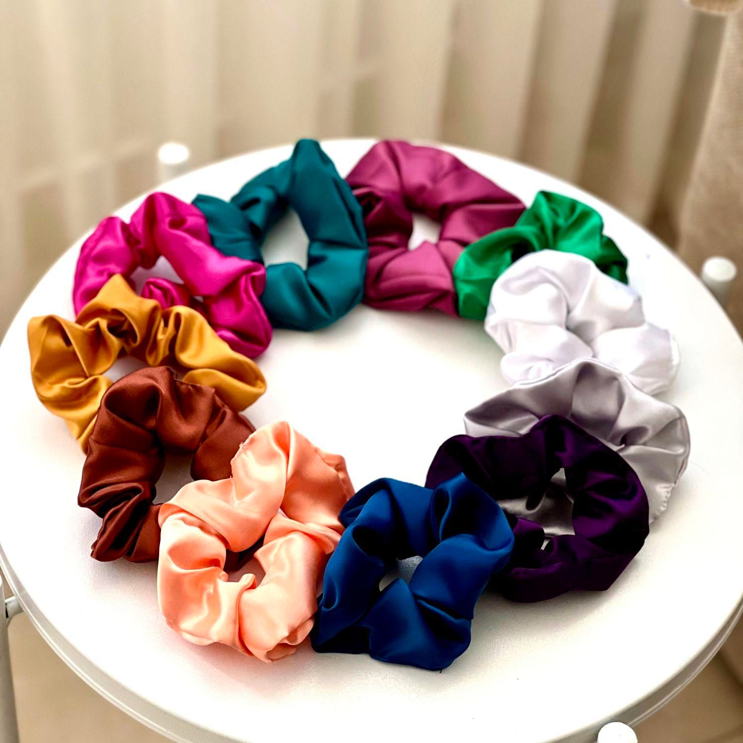 تولید کننده کش مو ساتن(اسکرانچی)در۱۱رنگ|زیورآلات و اکسسوری|شاهدشهر, |دیوار