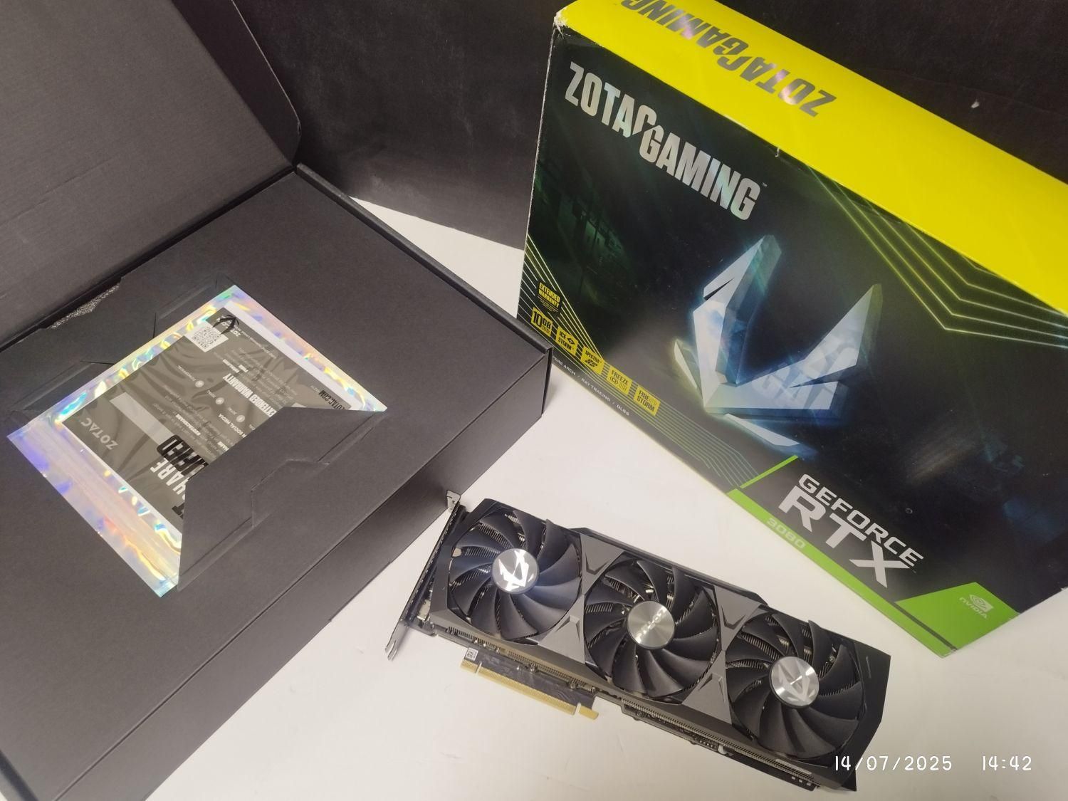 گرافیک zotac trinity 3080 LHR ماین نشده تضمینی|قطعات و لوازم جانبی رایانه|تهران, فلسطین (میدان انقلاب)|دیوار