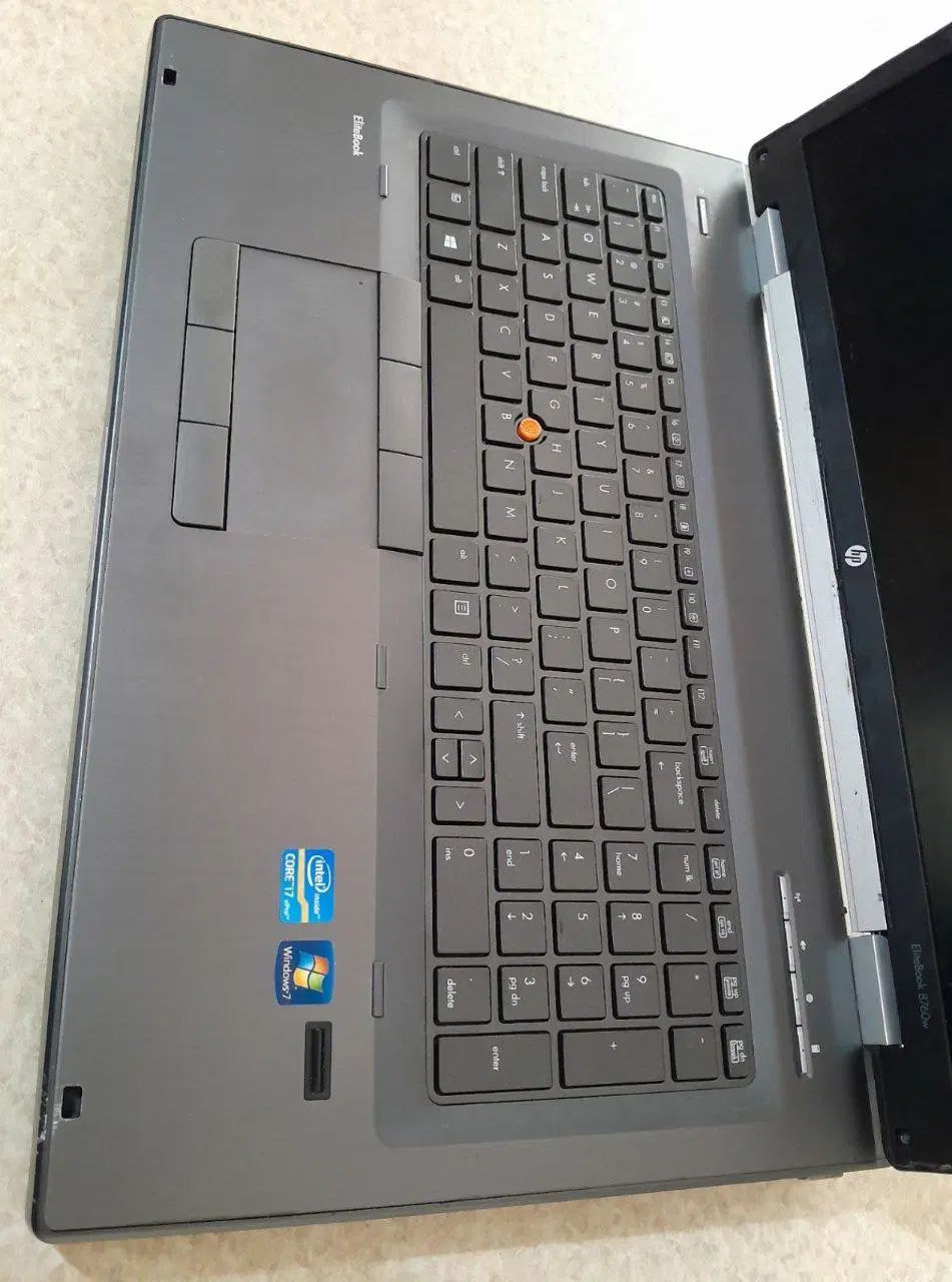 لپتاپ ۱۷ اینچ ۸ هسته ای گرافیکدار i7 HP بی نقص ssd|رایانه همراه|رشت, منظریه|دیوار