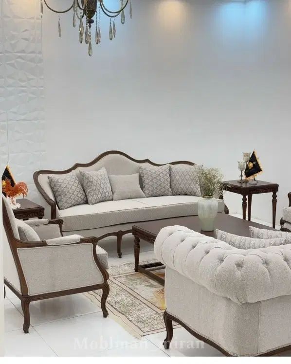 مبل طرح کویین فرانسوی/آنسل/بی نظیردر ‌طراحی مبلمان|مبلمان خانگی و میز عسلی|اردبیل, |دیوار