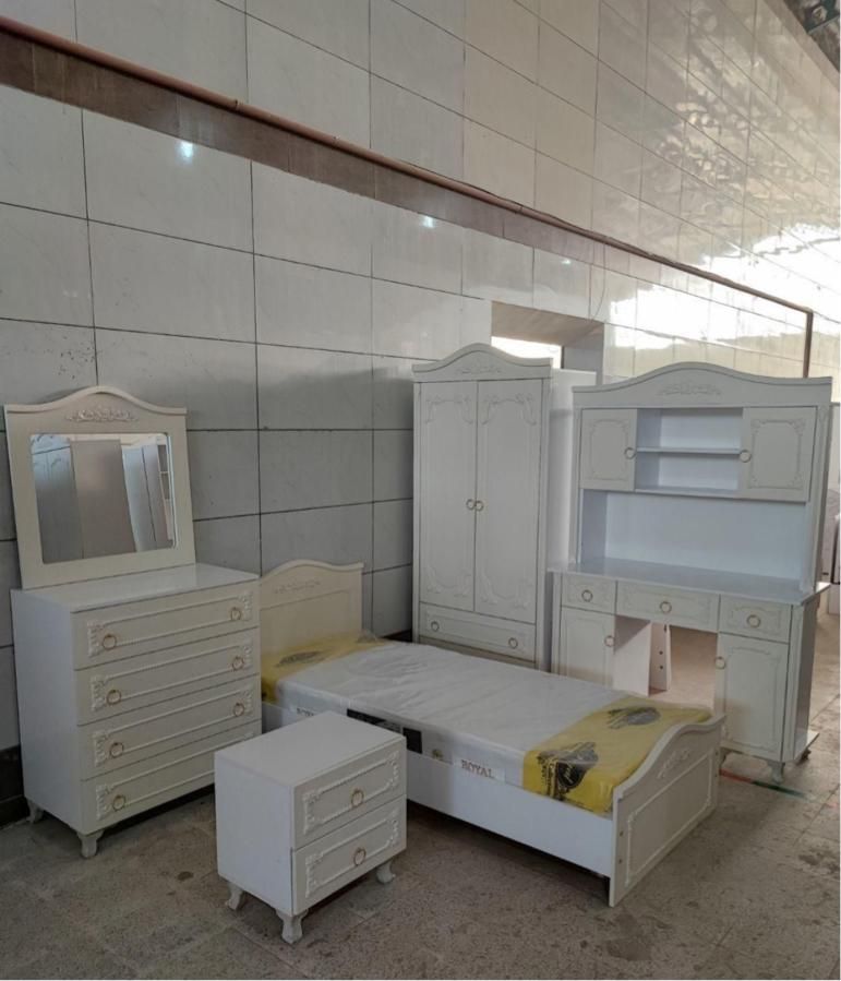 سرویس خواب نوجوان ، تخت تک نفره/ سیمونی / تخت کودک|تخت و سرویس خواب|تبریز, |دیوار