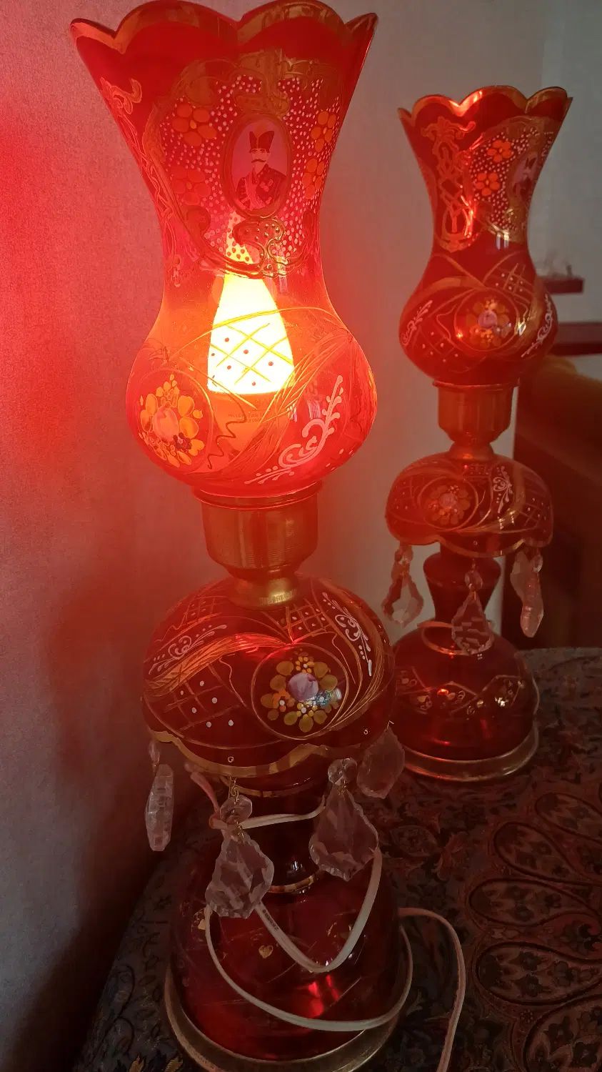 لوستر و آباژور لاله|لوستر و چراغ آویز|تهران, ارم|دیوار
